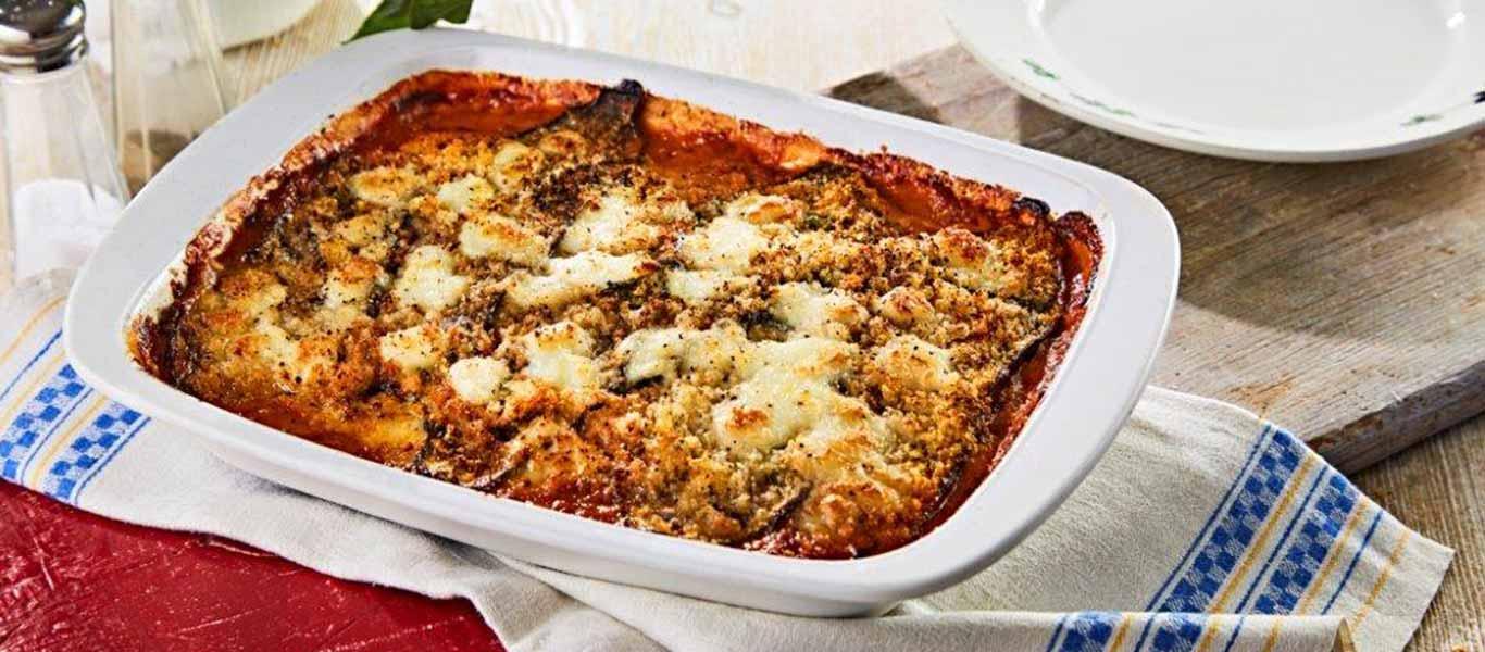 Aubergine Parmigiana