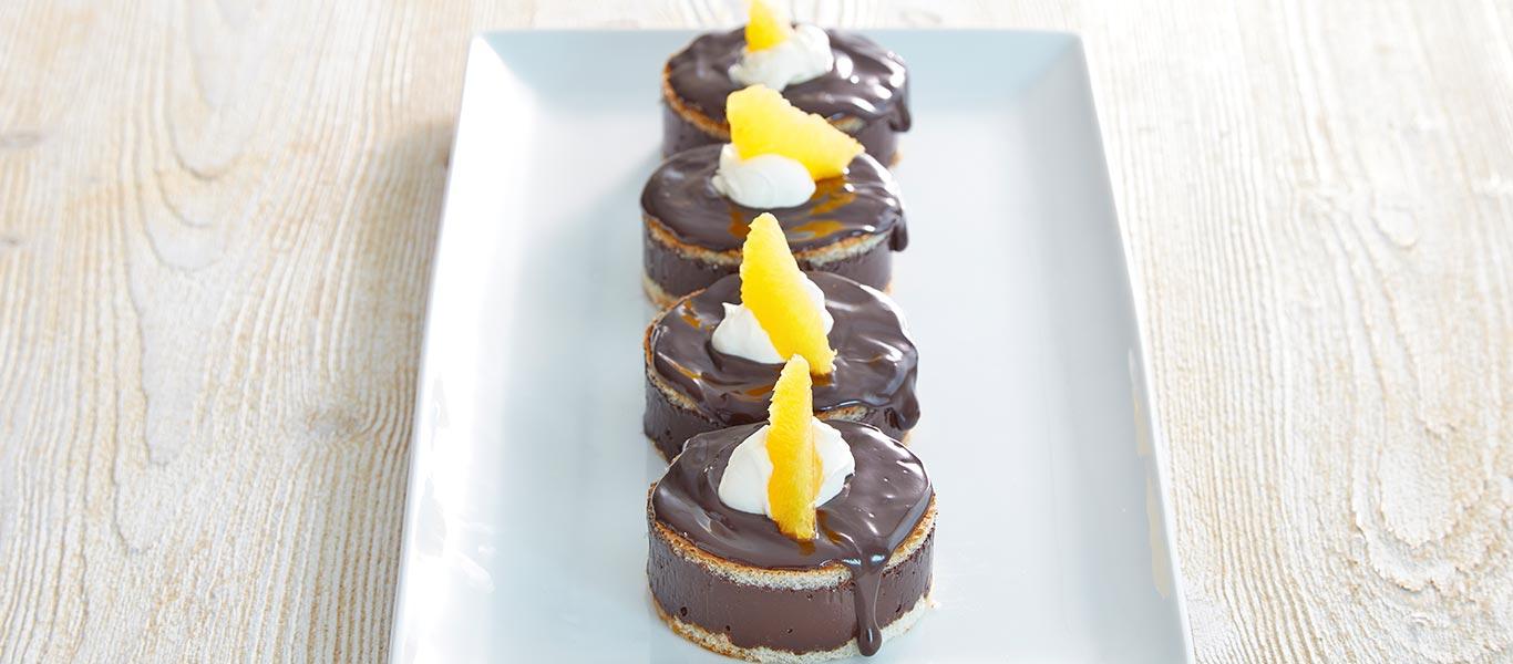 Chocolate Orange Mousse Cakes