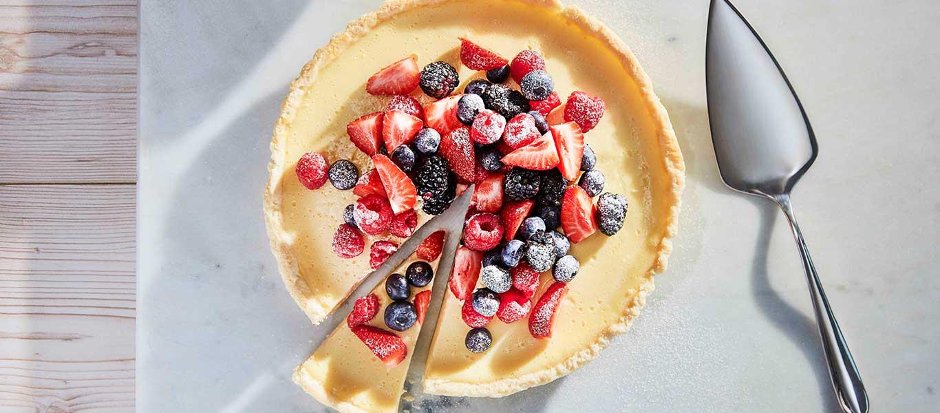 Lemon Tart with Summer Berries