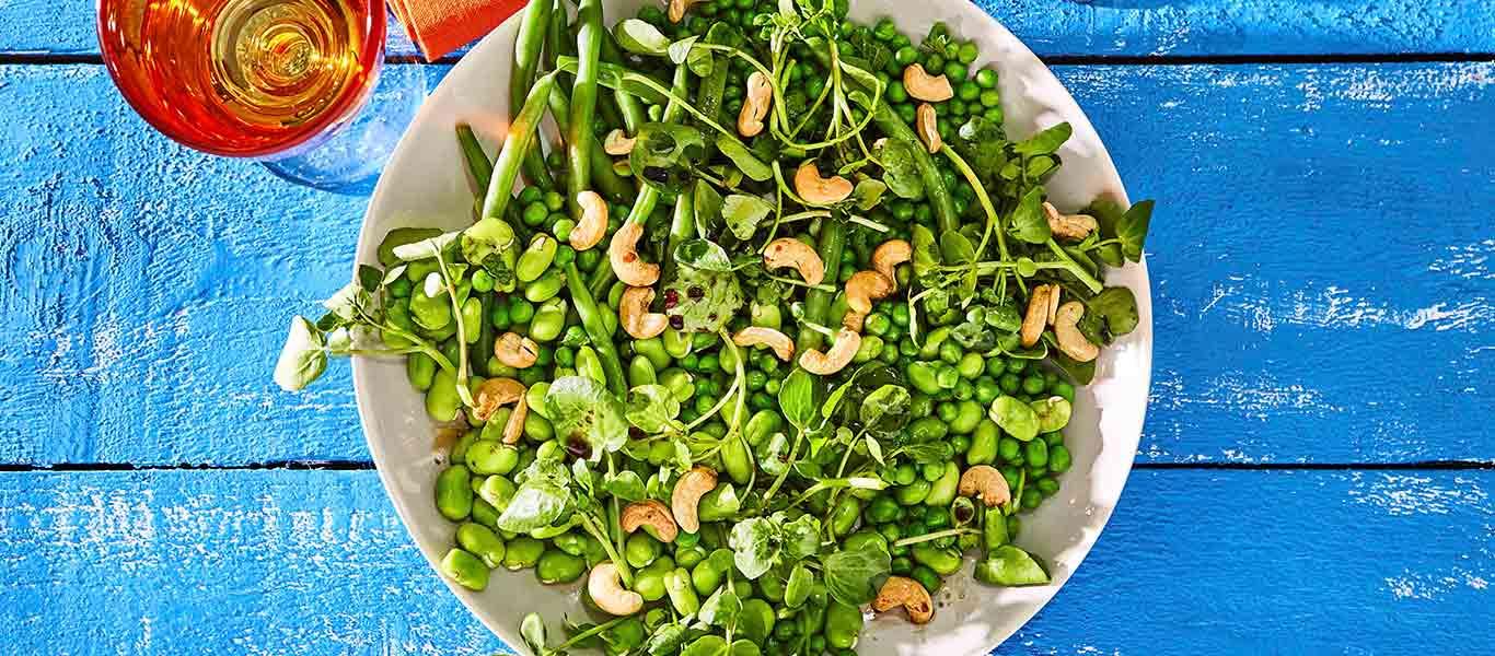 Pea, Bean and Watercress Salad 