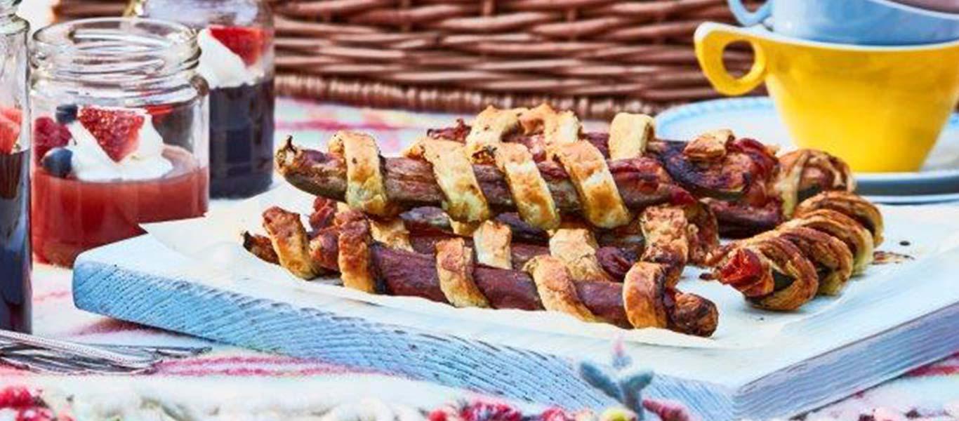 Puff Pastry Courgette & Prosciutto Straws