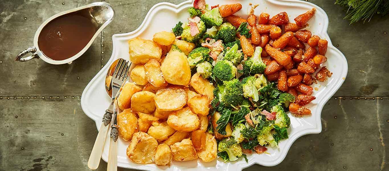 Stir-Fry Broccoli Spears with Crispy Bacon