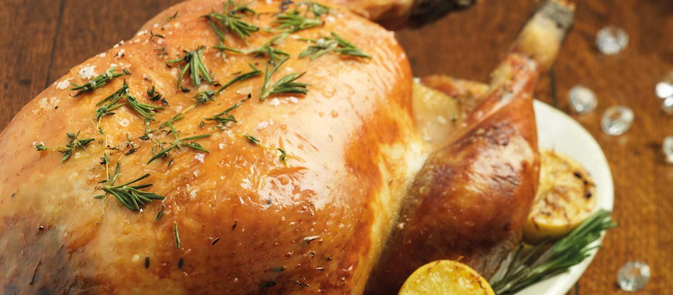 Roast Turkey with Lemon, Garlic & Herbs