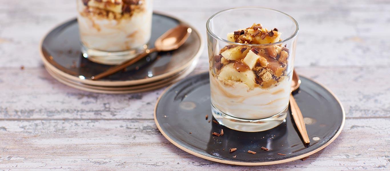 Banoffee Yogurt Pots Recipe