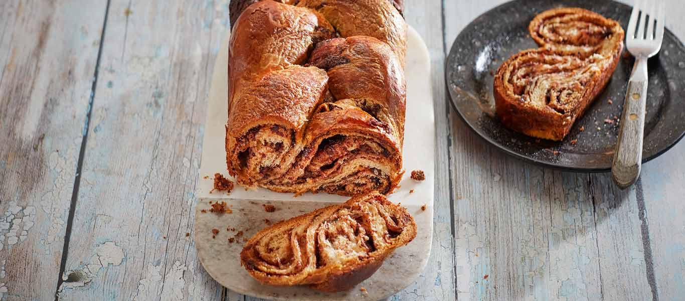 Chocolate Twisted Croissant Loaf Recipe