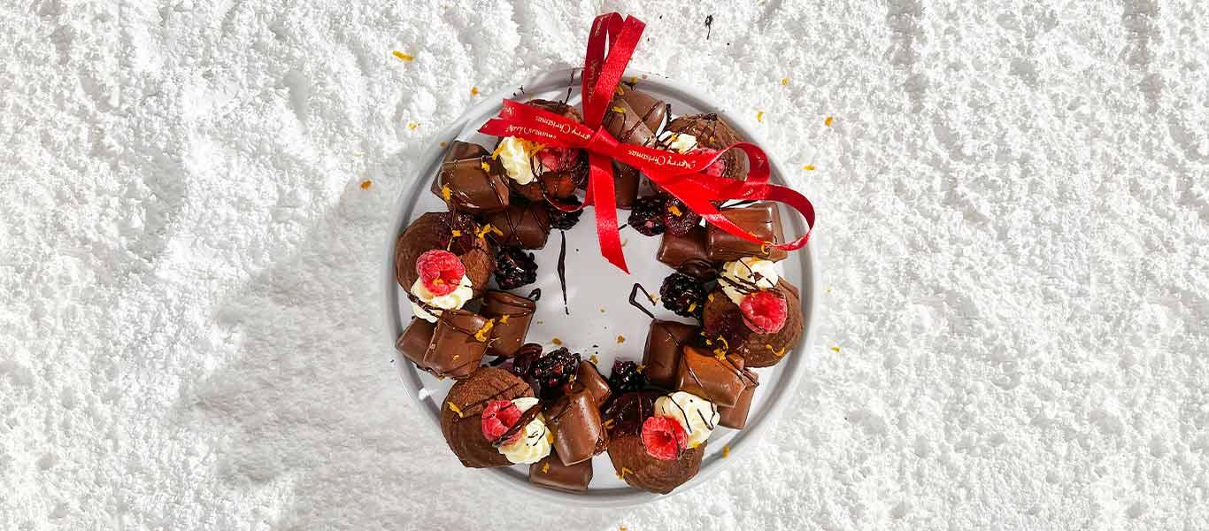 Christmas Brownie Wreath | Christmas Recipes