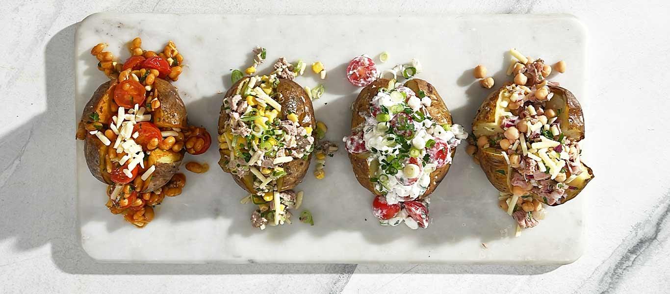 Flight of Jackets - Jacket Potato Recipes