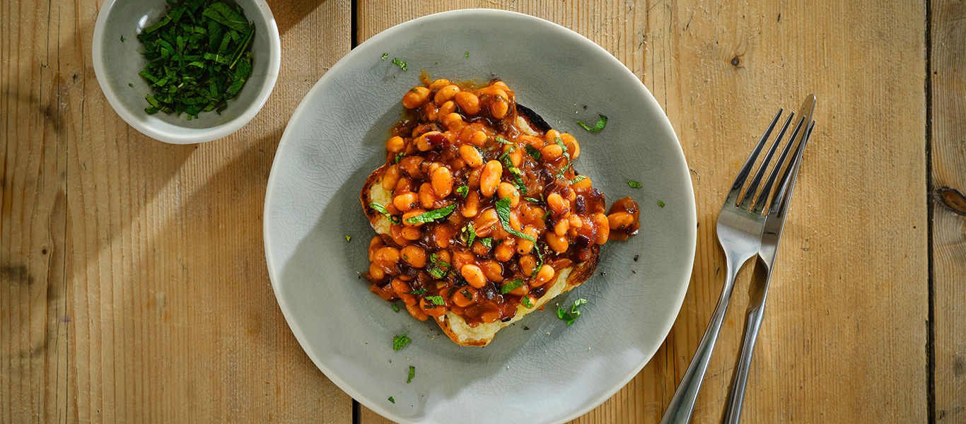 Budgens Spiced Beans on Toast