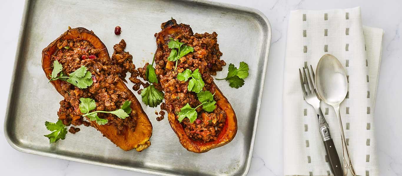 Butternut Squash with Spiced Onion