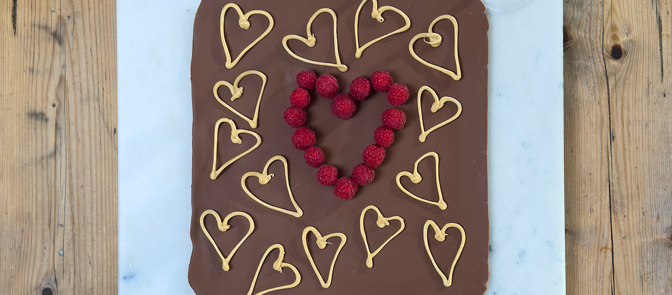 Chocolate Heart Bark