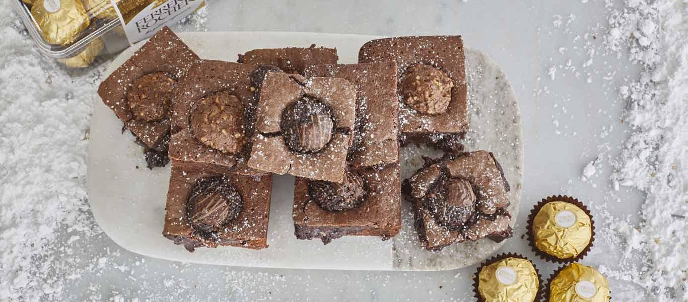 Ferrero Rocher Brownies Recipe