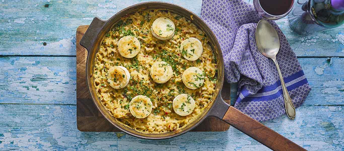 Goat's Cheese & Leek Risotto Recipe