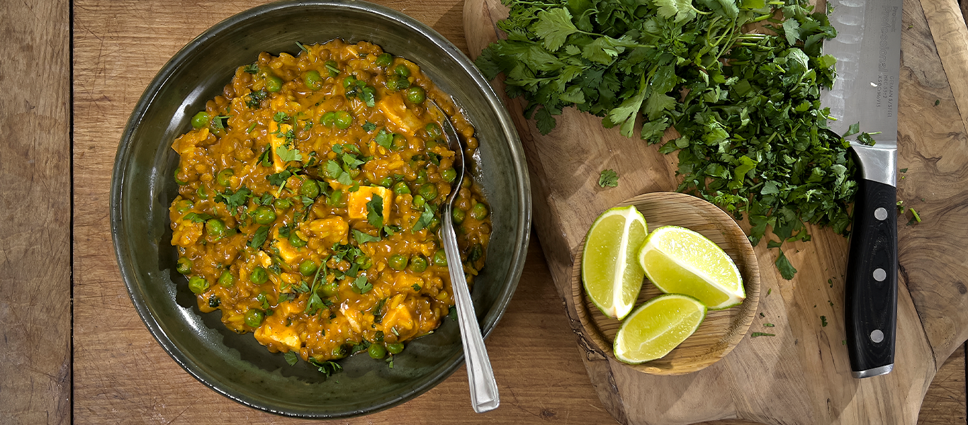 Lentil & Halloumi Biryani