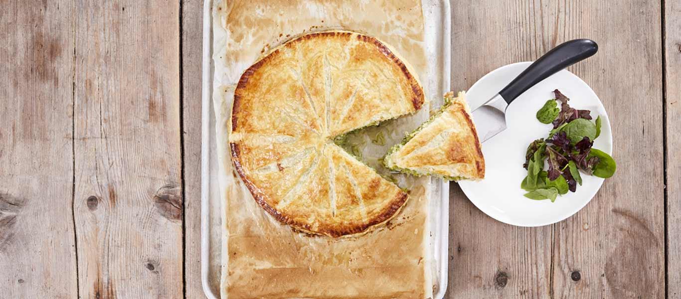 LEEK AND BLUE CHEESE PITHIVIER  RECIPE