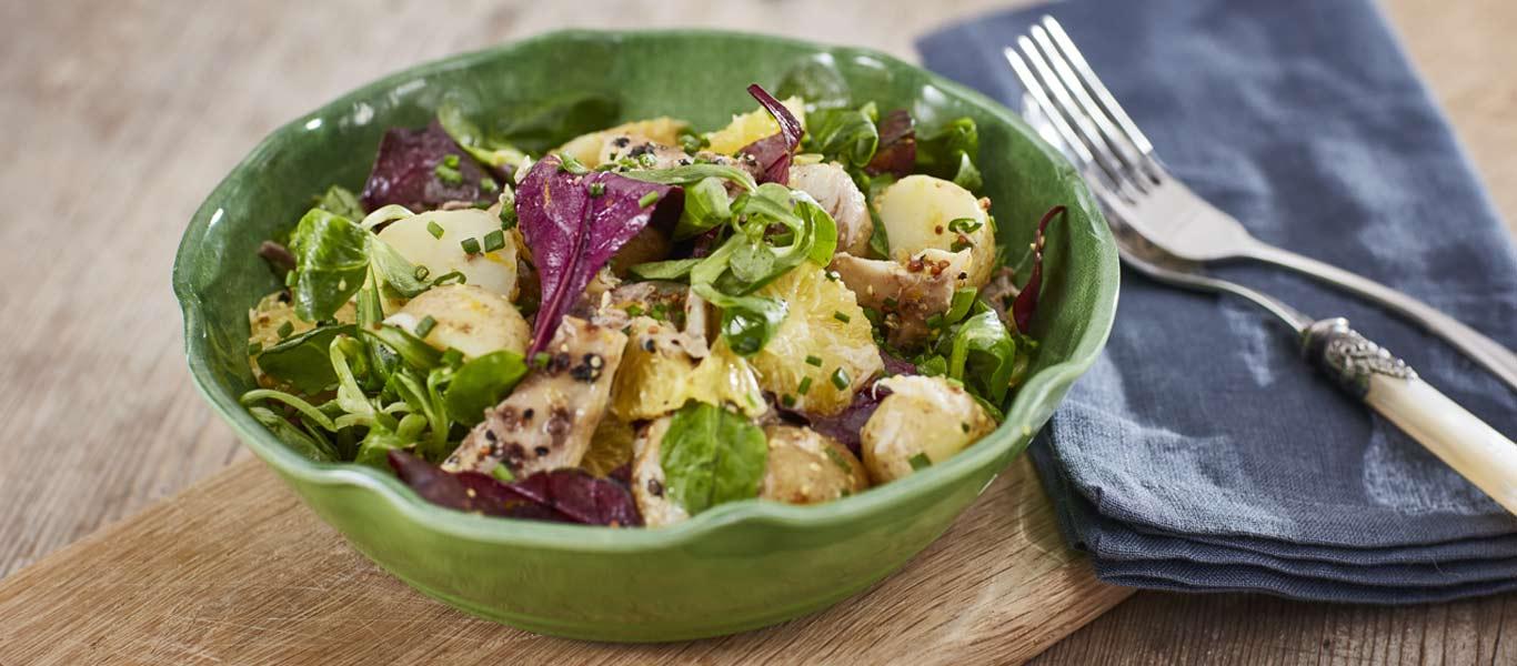 SMOKED MACKEREL, POTATO AND ORANGE SALAD RECIPE