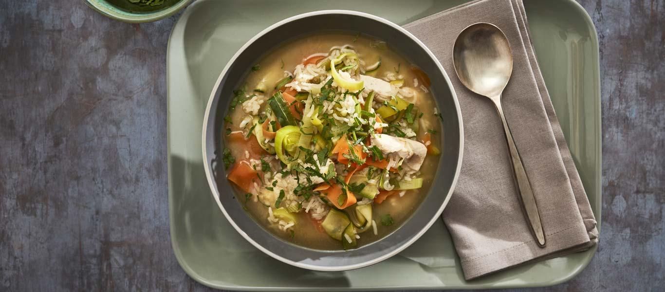 Chicken, Lemon & Rice Soup recipe | Budgens.co.uk