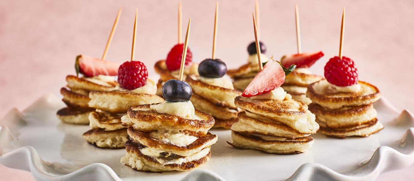 Orange Cream Blini Stack recipe | Budgens.co.uk