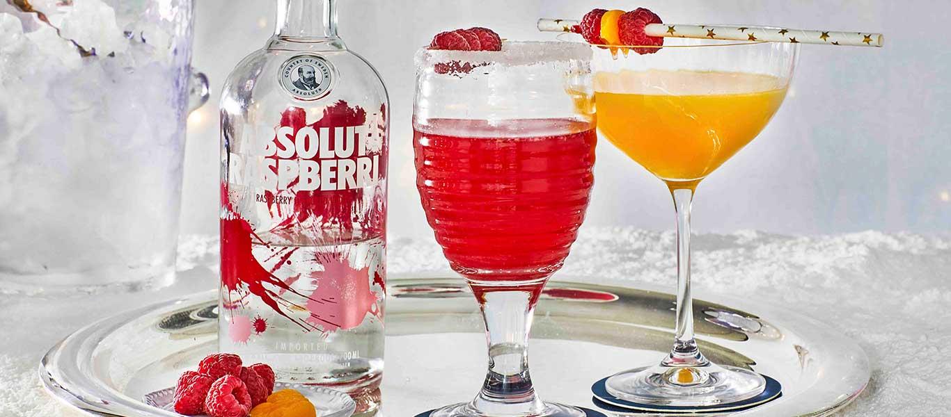 Absolut Raspberry Vodka Mixed Drinks Raspberry 0325