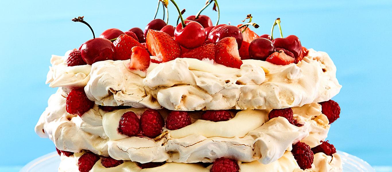 Almond Hazelnut Meringue Cake Recipe Budgens Co Uk