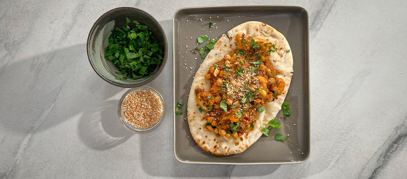 Chickpea and Cauliflower Dahl