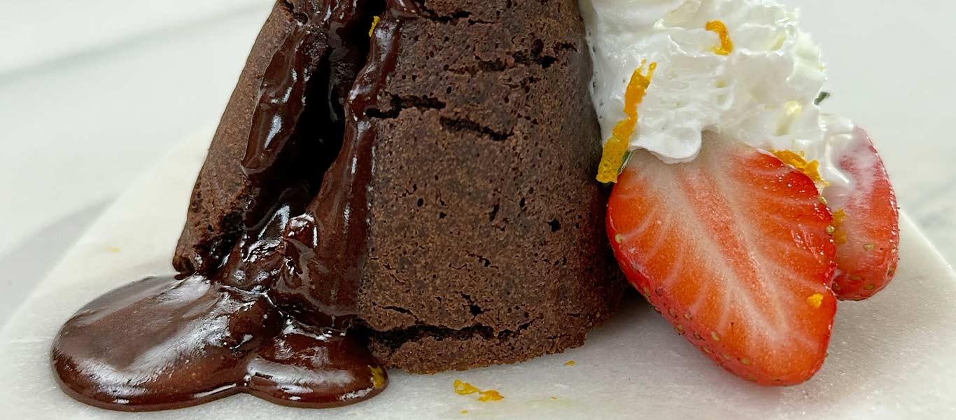 Chocolate Lava Air Fryer Cake