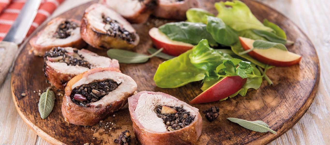 Blackpudding Stuffed Chicken Breast Recipe Budgens Co Uk