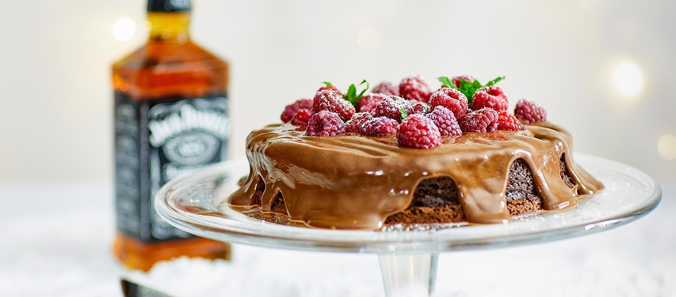 Jack Daniels and Coke Mousse Cake