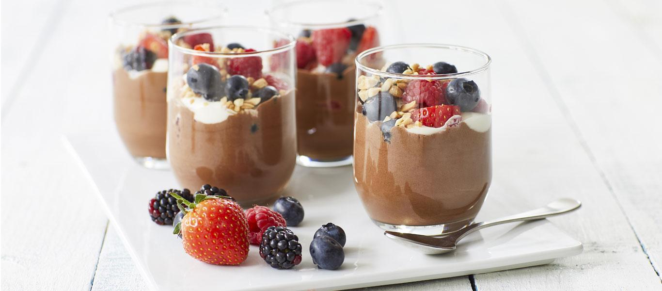 Nutella Berry Mousse