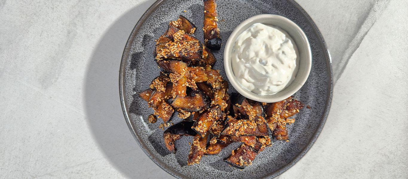 Aubergine Chips