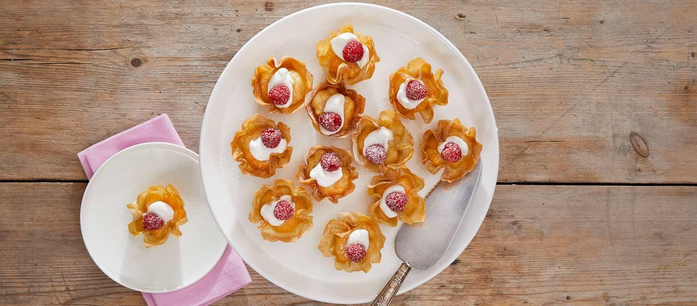 Vegan Mango and Coconut Tartlets