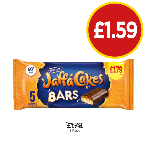 Jaffa Cakes Bars - Now Only £1.59 at Budgens