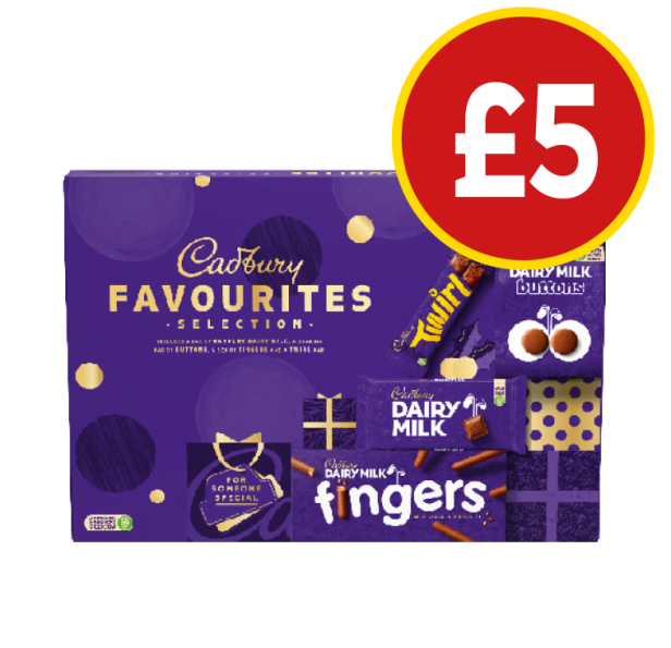 Cadbury Favourites - Now Only £5 at Budgens