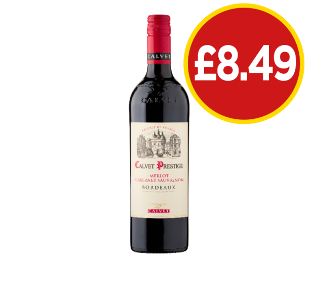 Calvet Prestige Merlot Cabernet Sauvignon - Now Only £8.49 at Budgens