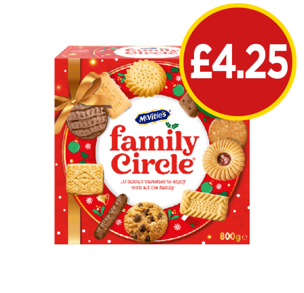 McVities Family Circle - Now Only £4.25 at Budgens