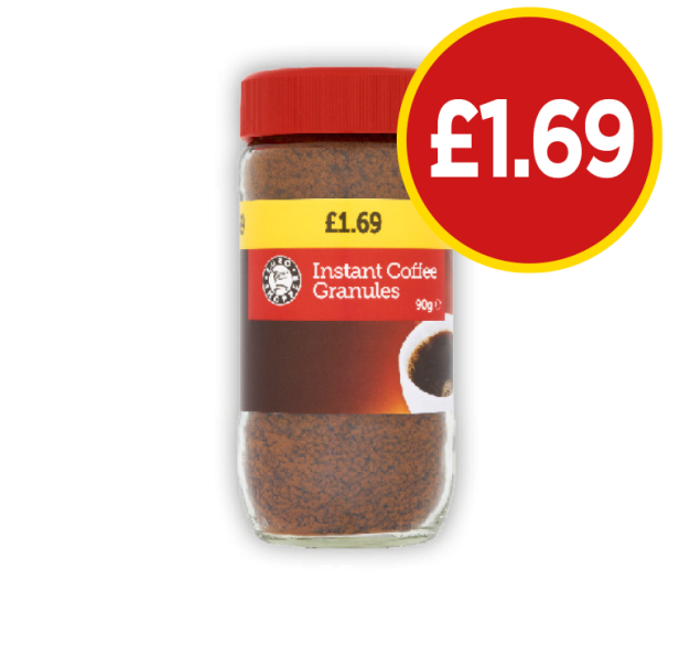 Instant Coffee Granules - Now Only £1.69 at Budgens