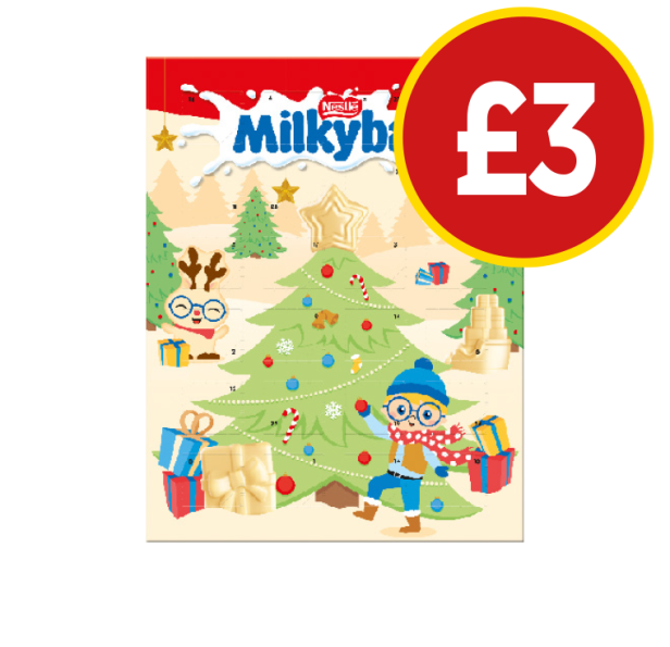 Milkybar Advent Calendar - Now Only £3 at Budgens