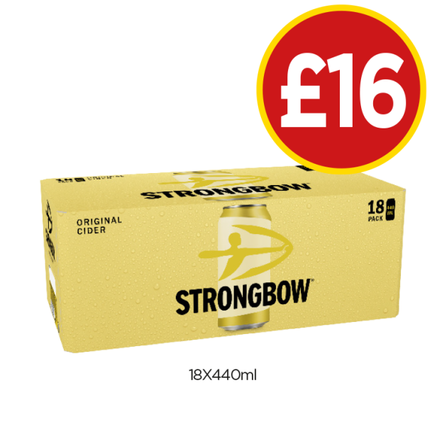 Strongbow - Now Only £16 at Budgens