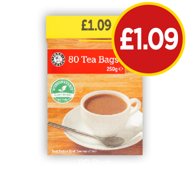 Tea Bags - Now Only £1.09 at Budgens