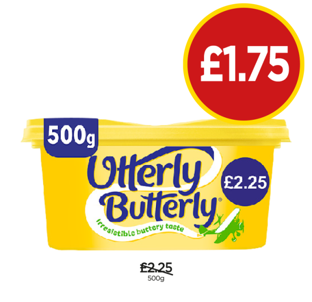 Utterly Butterly - Now oNly £1.75 at Budgens