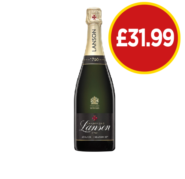 Champagne Lanson - Now Only £31.99 at Budgens