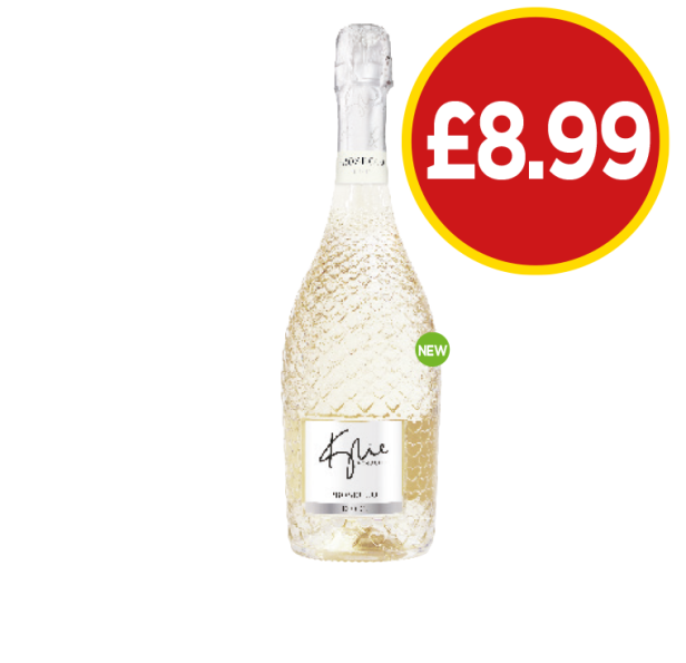 Kylie Prosecco - Now Only £8.99 at Budgens