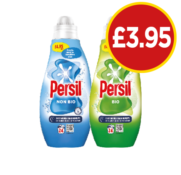 Persil Non Bio, Bio - Now Only £3.95 at Budgens