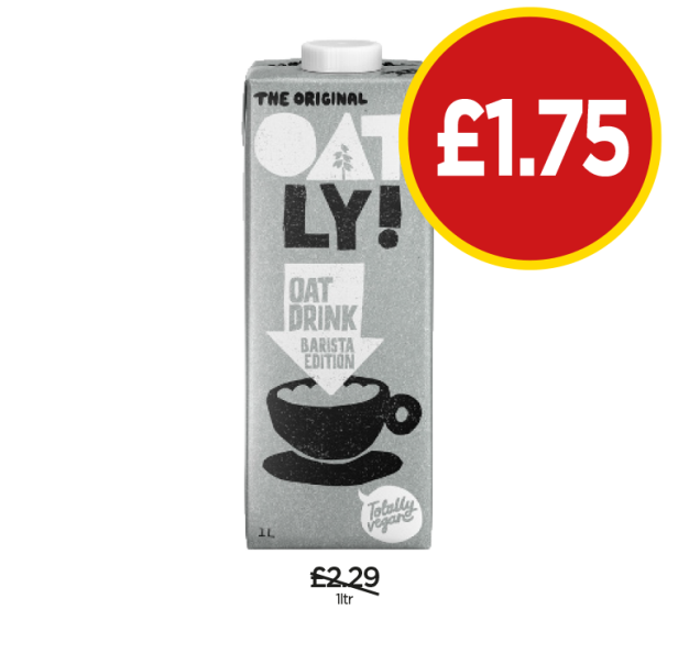 Oatly Barista Edition - Now Only £1.75 at Budgens