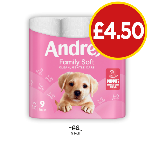 Andrex Family Soft - Now Only £4.50 at Budgens