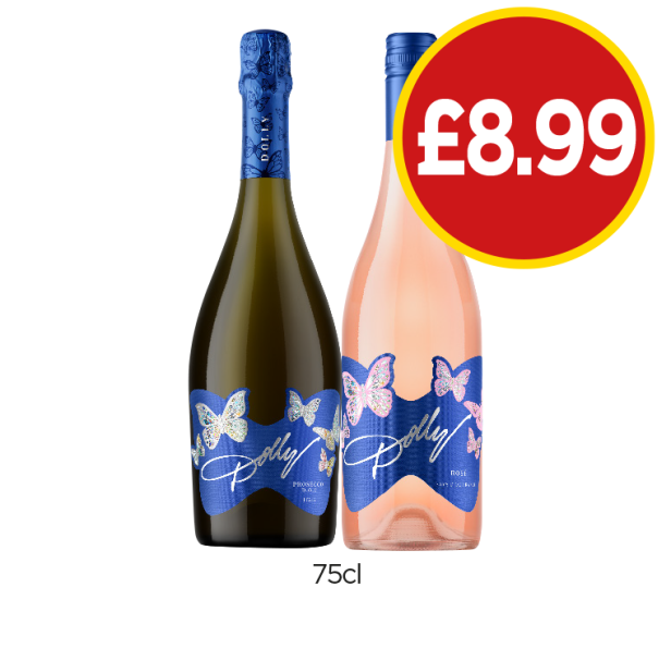 Dolly Prosecco, Rosé - Now Only £8.99 at Budgens