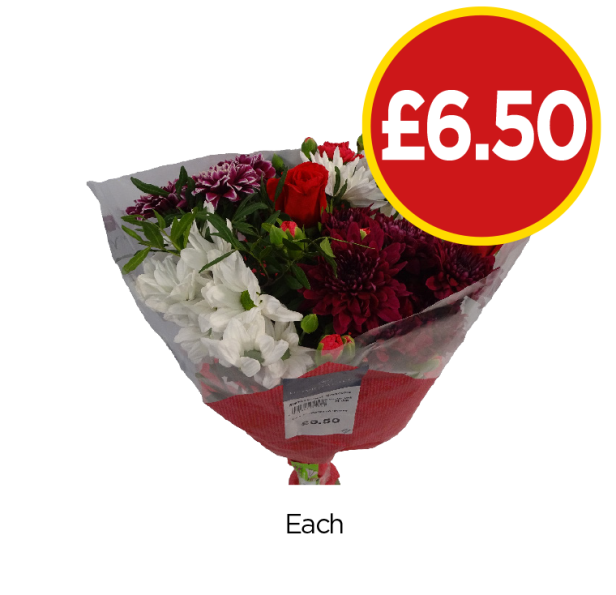 Flowers - Now Only £6.50 at Budgens