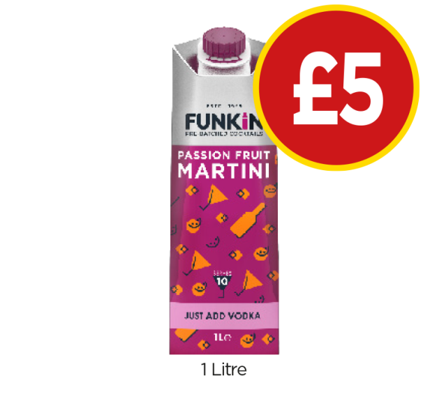Funkin Passion Fruit Martini - Now Only £5 at Budgens