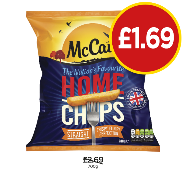 McCain Home Chips Straight - Now Only £1.69 at Budgens