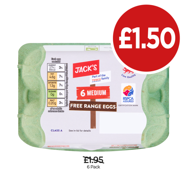 Jack's Eggs - Now Only £1.50 at Budgens