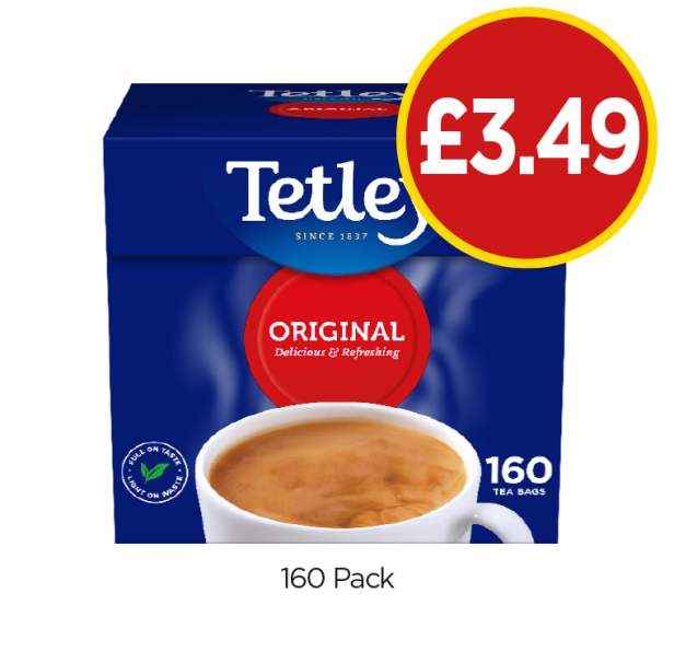 Tetley Original - Now Only £3.49 at Budgens